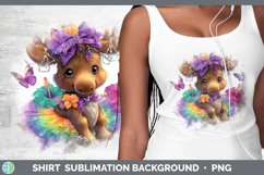 GorgeousWoodland Rainbow Summer Shirt design.