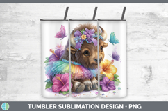 GorgeousWoodland Rainbow Summer Tumbler design.