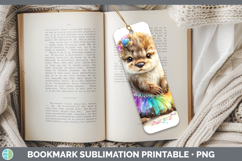 GorgeousWoodland Rainbow Summer Bookmark design.
