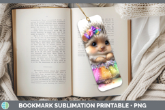 GorgeousWoodland Rainbow Summer Bookmark design.