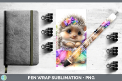GorgeousWoodland Rainbow Summer Pen Wrap design.