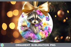 GorgeousWoodland Rainbow Summer Ornament design.