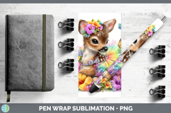 GorgeousWoodland Rainbow Summer Pen Wrap design.