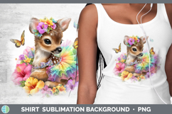 GorgeousWoodland Rainbow Summer Shirt design.