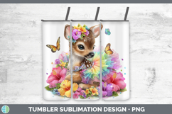 GorgeousWoodland Rainbow Summer Tumbler design.