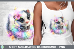 GorgeousWoodland Rainbow Summer Shirt design.