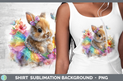 GorgeousWoodland Rainbow Summer Shirt design.