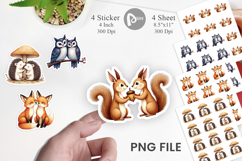 Woodland Romance Sticker Product Image 1