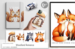 Woodland Romance Digital Paper Product Image 1