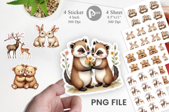 Woodland Romance Sticker Product Image 1