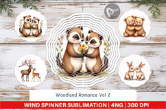 Woodland Romance Wind Spinner Product Image 1