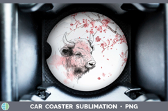GorgeousWoodland Sakura Car Coaster design.