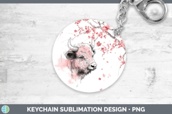 GorgeousWoodland Sakura Keychain design.