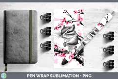 GorgeousWoodland Sakura Pen Wrap design.