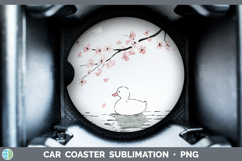 GorgeousWoodland Sakura Car Coaster design.