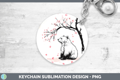 GorgeousWoodland Sakura Keychain design.