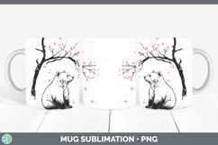 GorgeousWoodland Sakura Mug Wrap design.