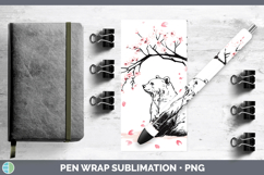 GorgeousWoodland Sakura Pen Wrap design.