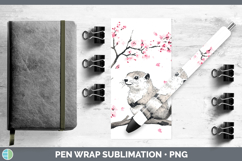 GorgeousWoodland Sakura Pen Wrap design.