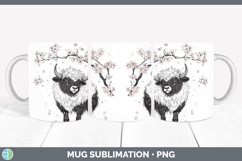 GorgeousWoodland Sakura Mug Wrap design.