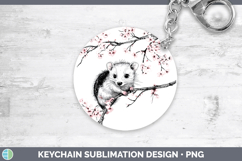 GorgeousWoodland Sakura Keychain design.