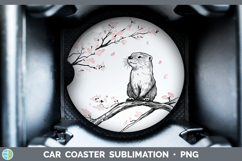 GorgeousWoodland Sakura Car Coaster design.