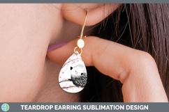 GorgeousWoodland Sakura Teardrop Earrings design.