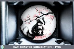 GorgeousWoodland Sakura Car Coaster design.