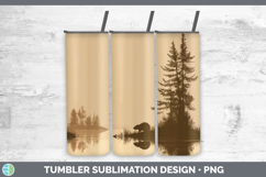 GorgeousWoodland Silhouette Tumbler design.