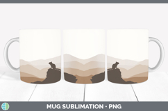 GorgeousWoodland Silhouette Mug Wrap design.