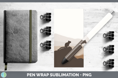 GorgeousWoodland Silhouette Pen Wrap design.