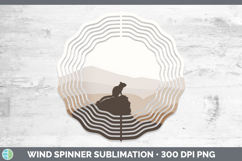 GorgeousWoodland Silhouette Wind Spinner design.