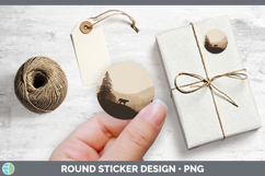 GorgeousWoodland Silhouette Stickers design.