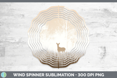 GorgeousWoodland Silhouette Wind Spinner design.