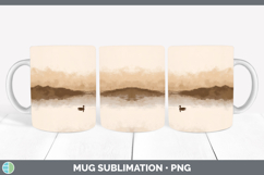 GorgeousWoodland Silhouette Mug Wrap design.