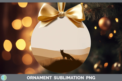 GorgeousWoodland Silhouette Ornament design.