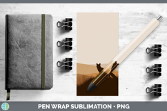 GorgeousWoodland Silhouette Pen Wrap design.