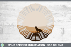 GorgeousWoodland Silhouette Wind Spinner design.