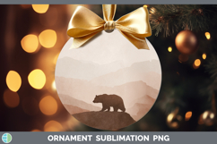 GorgeousWoodland Silhouette Ornament design.