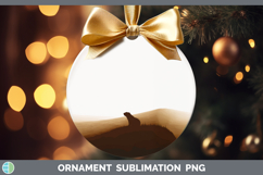 GorgeousWoodland Silhouette Ornament design.