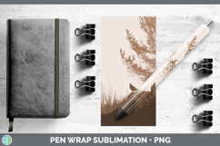 GorgeousWoodland Silhouette Pen Wrap design.