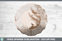 GorgeousWoodland Silhouette Wind Spinner design.