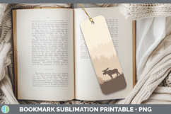 GorgeousWoodland Silhouette Bookmark design.