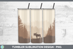 GorgeousWoodland Silhouette Tumbler design.
