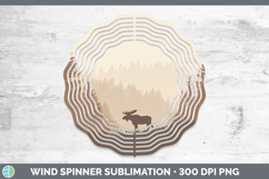 GorgeousWoodland Silhouette Wind Spinner design.