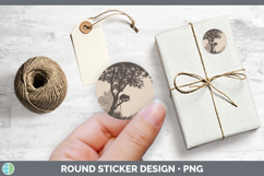 GorgeousWoodland Silhouette Stickers design.