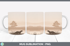 GorgeousWoodland Silhouette Mug Wrap design.