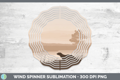 GorgeousWoodland Silhouette Wind Spinner design.