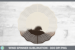 GorgeousWoodland Silhouette Wind Spinner design.