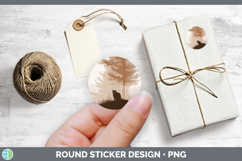 GorgeousWoodland Silhouette Stickers design.